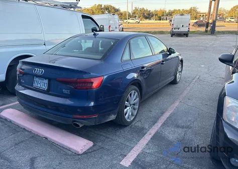 2017 Audi A4 Premium из США, поврежденный, VIN WAUANAF40HN035882